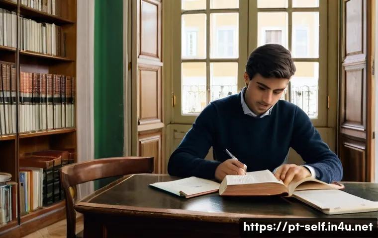 자치행정사 커리어 단계 - **Prompt 1: The Aspiring Public Servant's Dedication in Portugal**
    "A candid, medium-shot photog...